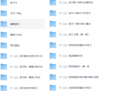 599元买的宝藏资源，小学教辅资料大全